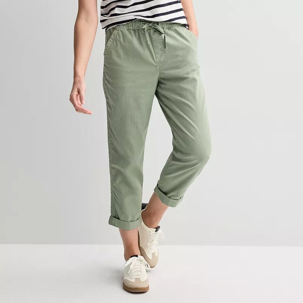 Women's Sonoma Goods For Life Easy Paper Bag Waist Capri